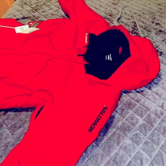 Salomon BRILLIANT-PERFORMANCEJACKET “FIERY RED”20,000mm rain proof PRIMOLOFT PRO - Picture 8 of 16